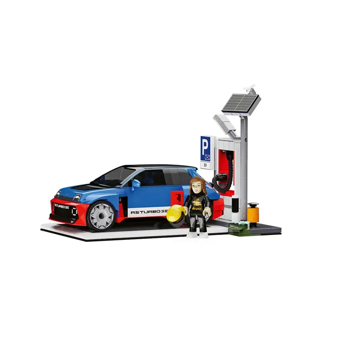 COBI EV Station & Renault 5 Turbo 3E (1:35 scale)