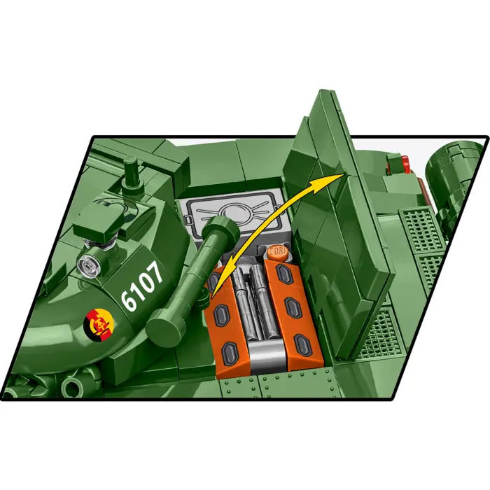 COBI T-72 (East Germany/Soviet), construction toy scale 1:35