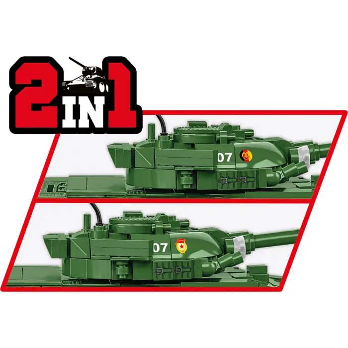 COBI T-72 (East Germany/Soviet), construction toy scale 1:35