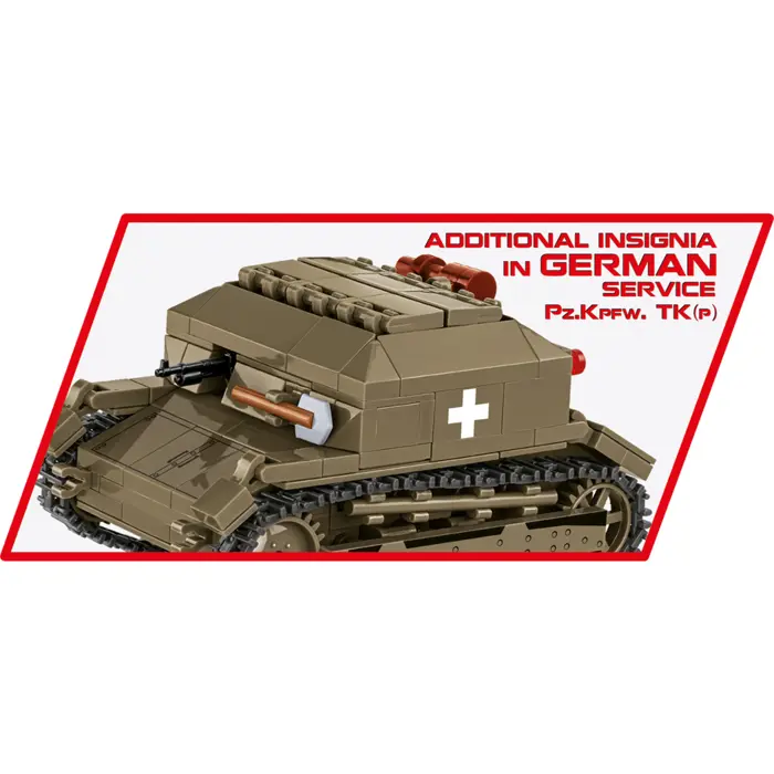 COBI Tankette TK-3, construction toy scale 1:28