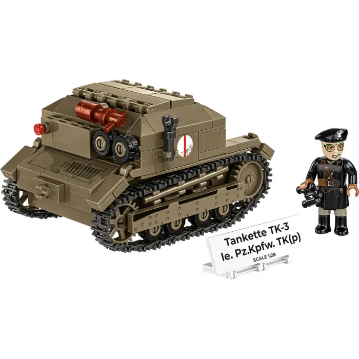 COBI Tankette TK-3, construction toy scale 1:28
