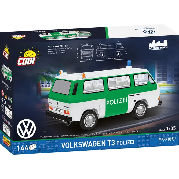 COBI Volkswagen T3 Police (scale 1:35)
