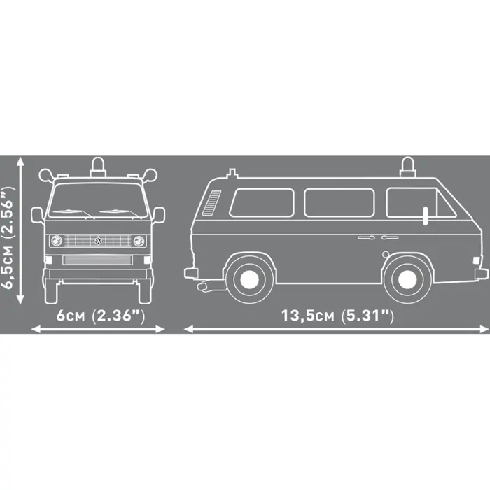 COBI Volkswagen T3 Police (scale 1:35)
