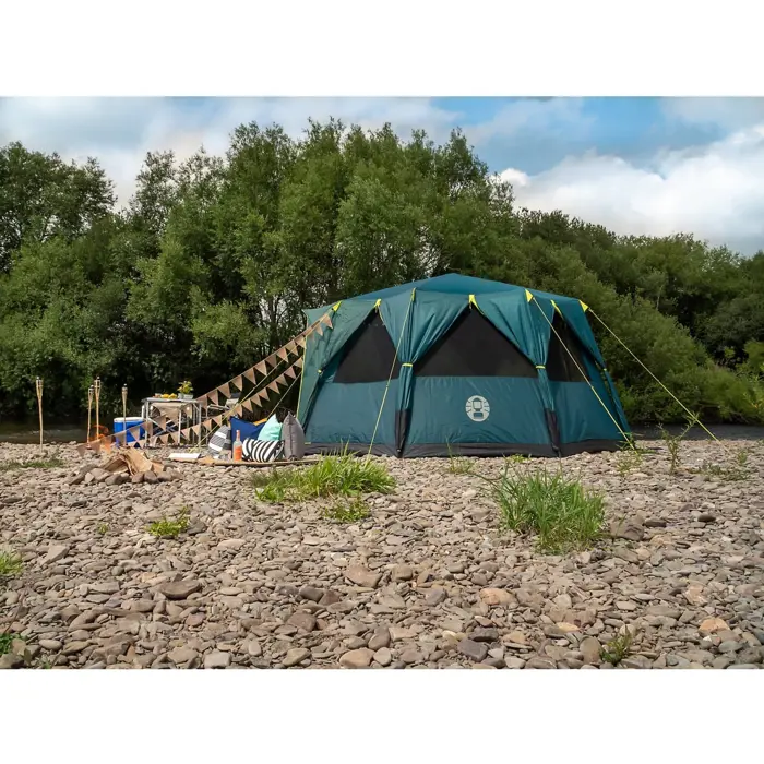 Coleman dome tent Cortes Octagon 8 Blackout (dark green, model 2020)