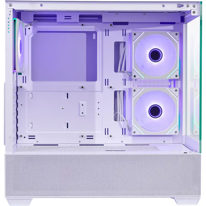 Cooler Master Elite 690 White (white/wood, tempered glass x 2)