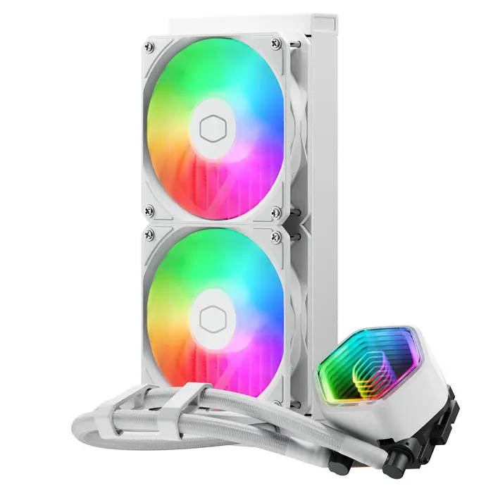 Cooler Master MasterLiquid 240 Core II White Processor Liquid cooling kit 4.72" (12 cm)