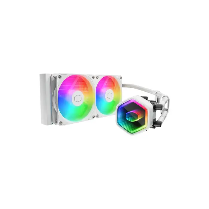 Cooler Master MasterLiquid 240 Core II White Processor Liquid cooling kit 4.72" (12 cm)