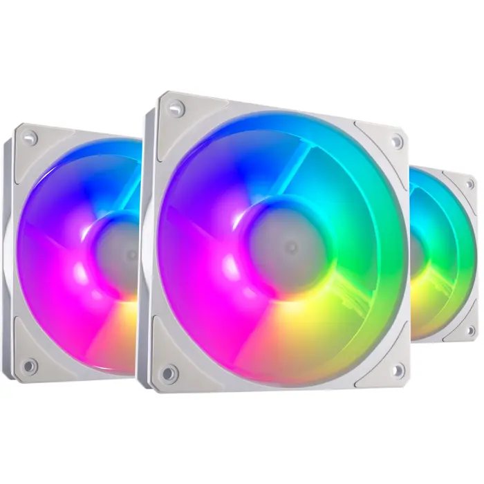 Cooler Master Mobius 120P ARGB 120x120x25, case fan (white, 3-pack)