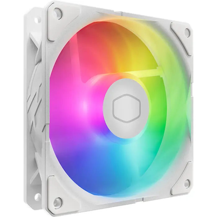 Cooler Master SickleFlow Edge 120 ARGB White Edition, case fan white, with A1 Mini LED controller, 120 mm