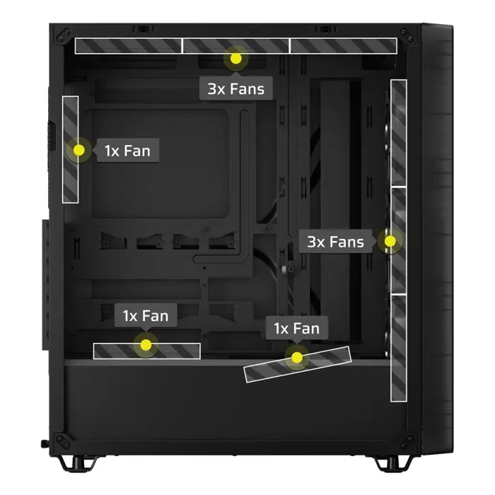 Corsair 3200D RS ARGB Mid-Tower Smoked Case