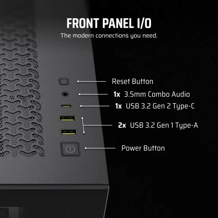 Corsair 3500X RS-R ARGB Midi Tower Black