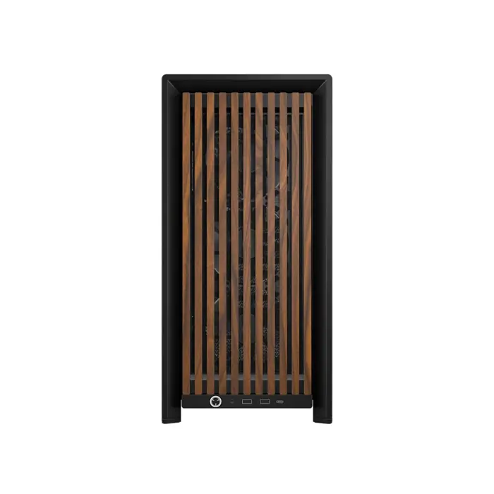 CORSAIR Geh Midi FRAME 4000D RS Wood Mid-Tower, Black/Walnut