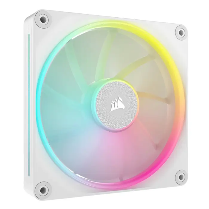 CORSAIR LĂĽfter 140*140*25 LX140 RGB iCUE Link White Dual