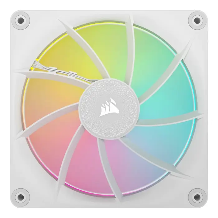 CORSAIR LĂĽfter 140*140*25 LX140 RGB iCUE Link White Single