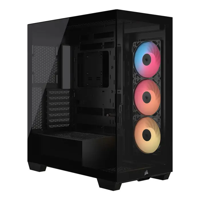 Corsair Midi Tower 3500X LXR LINK TG Black