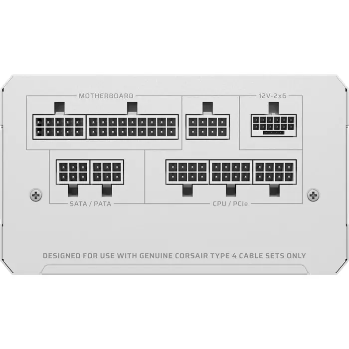 Corsair RMe Series RM1000e power supply unit 1000 W 24-pin ATX ATX White