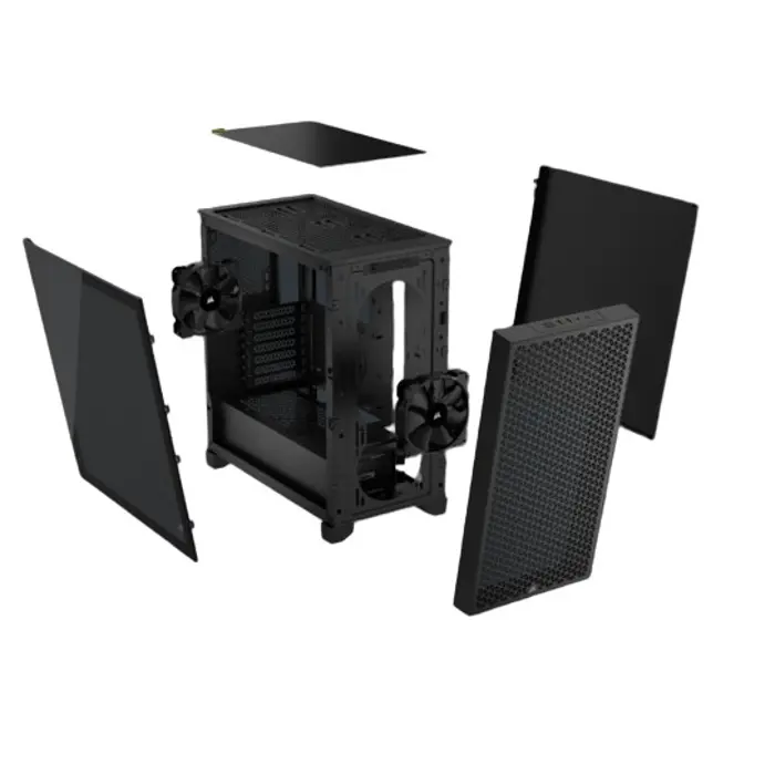 Corsair | Tempered Glass PC Case | 3000D | Black | Mid-Tower | Power supply included No | ATX