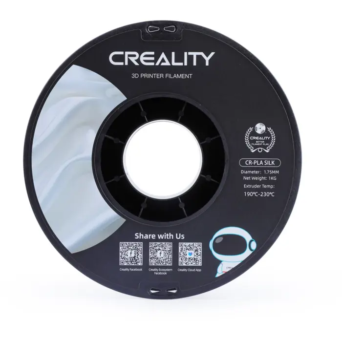Creality CR-Silk PLA Filament Rainbow, 3D filament (1 kg, 1.75 mm, on roll)