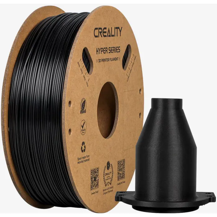 Creality Hyper ABS filament, 3D filament (black, 1 kg, 1.75 mm, on roll)