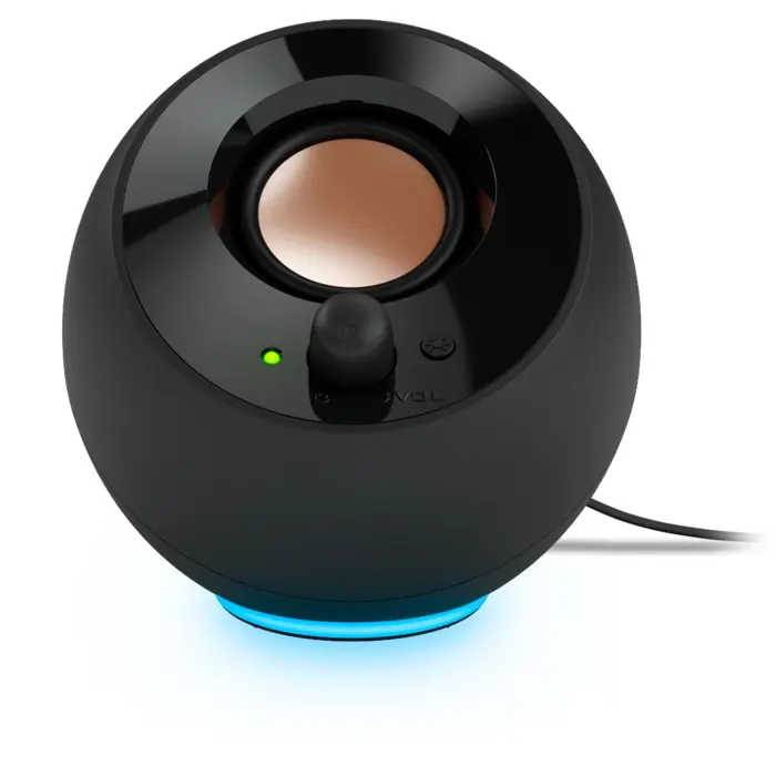 Creative Pebble SE, PC speakers (black, Bluetooth 5.3, USB-C, jack, RGB)