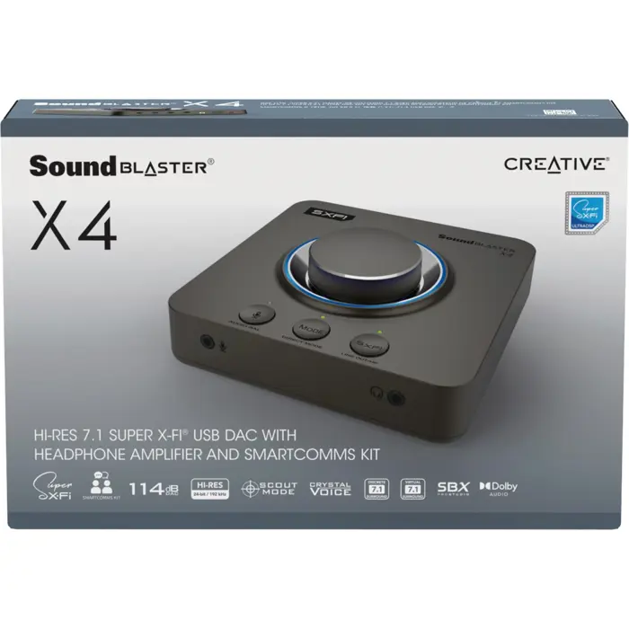 Creative SoundBlaster X4, sound card