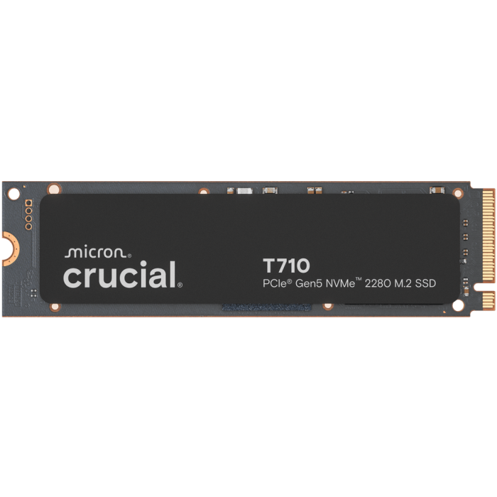 Crucial T710 2TB PCIe Gen5 NVMe 2280 M.2 SSD