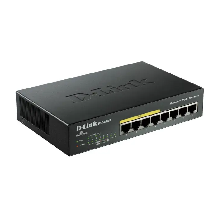 D-Link DGS-1008P PoE 1000/UNM/ 8