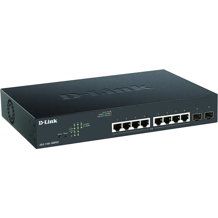 D-Link DGS-1100-10MPV2/E, switch