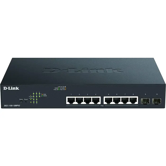 D-Link DGS-1100-10MPV2/E, switch