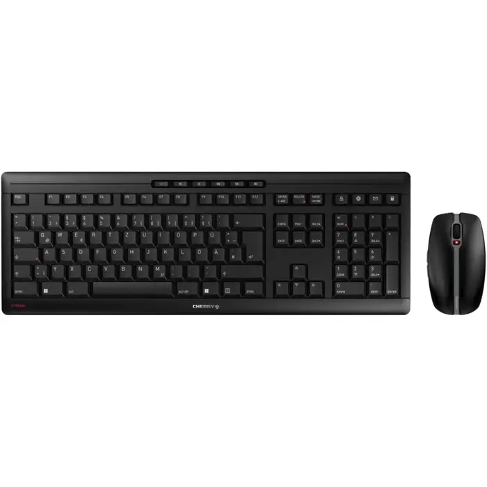 DE layout - CHERRY STREAM DESKTOP, desktop set (black, SX scissor technology)