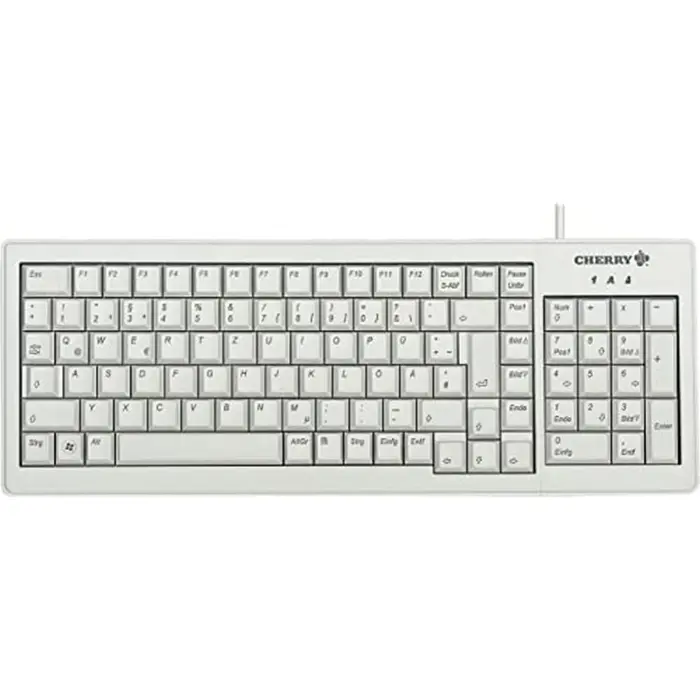 DE layout - CHERRY XS Complete Keyboard G84-5200, keyboard (grey)