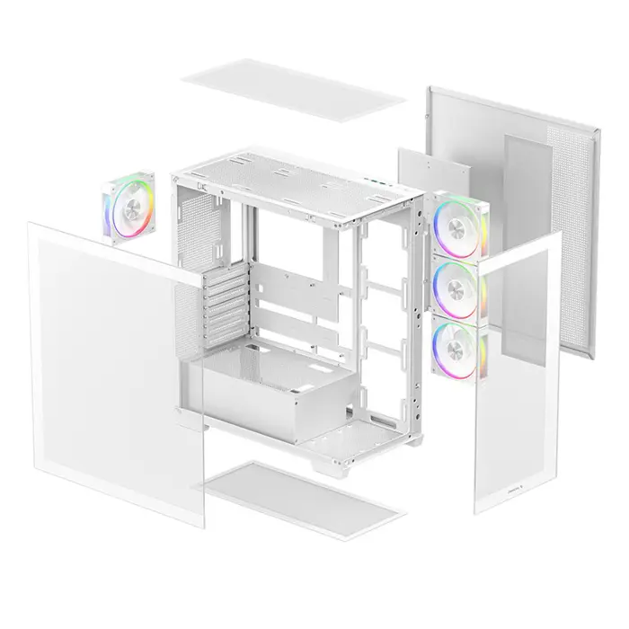 DeepCool CG580 4F V2 Midi Tower White