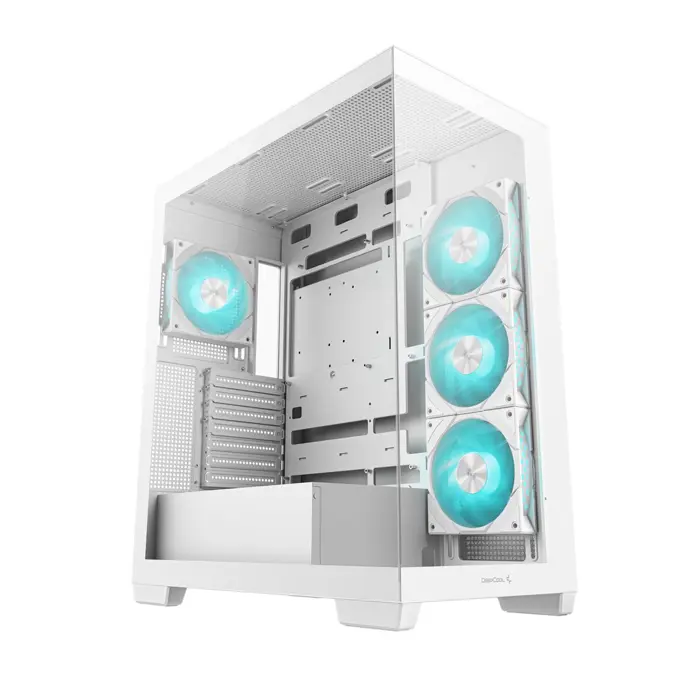 Kućište DeepCool CG580 4F, 4x120 RGB, Midi Tower, White