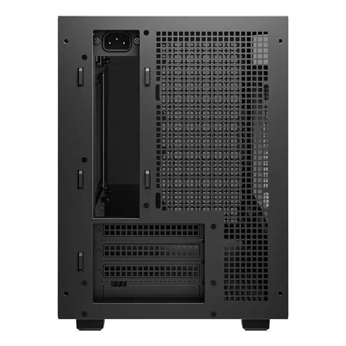 DeepCool CH260 WOOD Micro Tower Black, Wood
