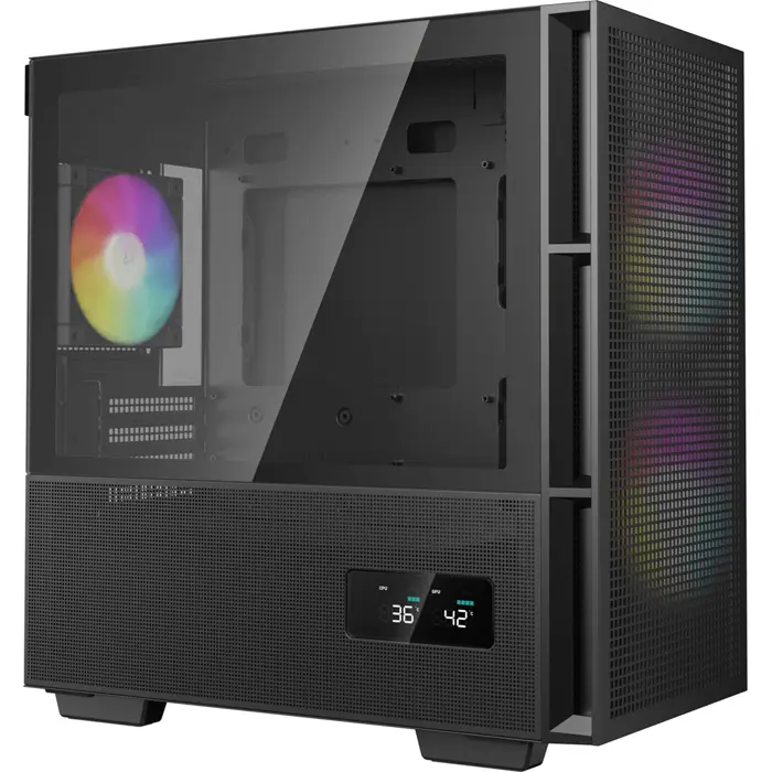 DeepCool CH360 DIGITAL Micro Tower Black