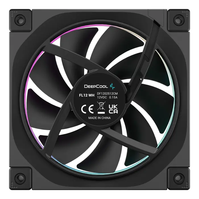 DeepCool FL12-3 in 1 Computer case Fan 12 cm Black 3 pc(s)