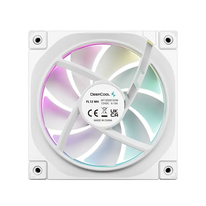 DeepCool FL12 WH-3 in 1 Computer case Fan 12 cm White 3 pc(s)