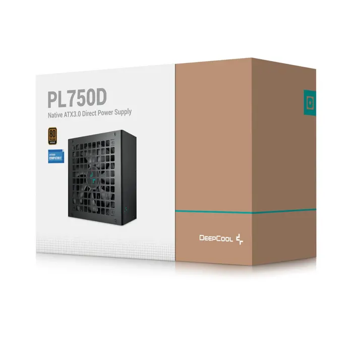 DeepCool PL750D power supply unit 750 W 20+4 pin ATX ATX Black