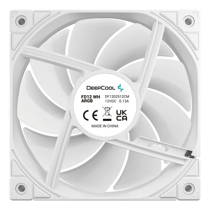 Deepcool R-FD12-BKAPN3-G ARGB-3 IN 1 Performance 120mm Fan White 3-Pack