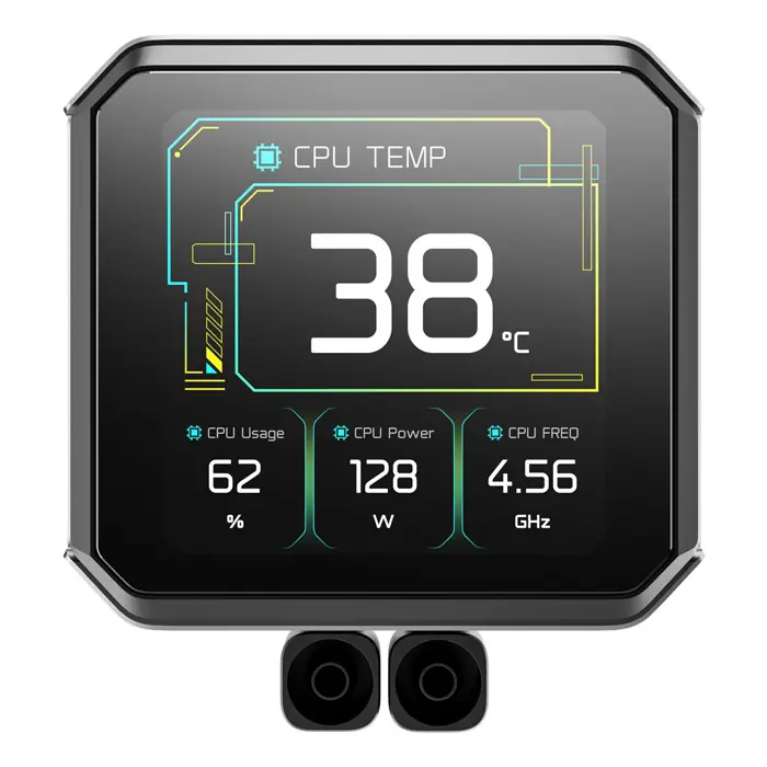 DeepCool Spartacus 360 Processor Liquid cooling kit 12 cm Black