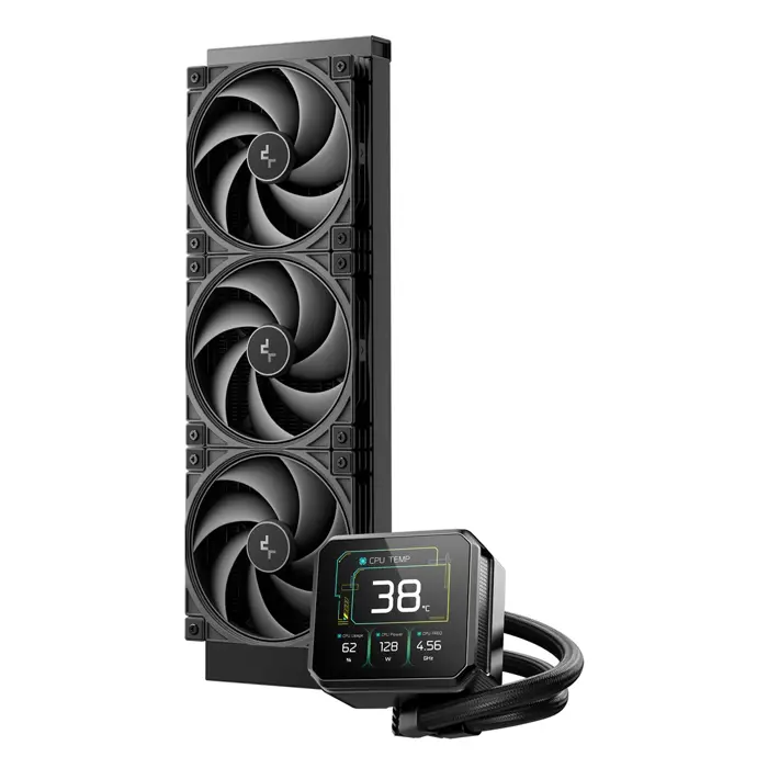 DeepCool Spartacus 360 Processor Liquid cooling kit 12 cm Black