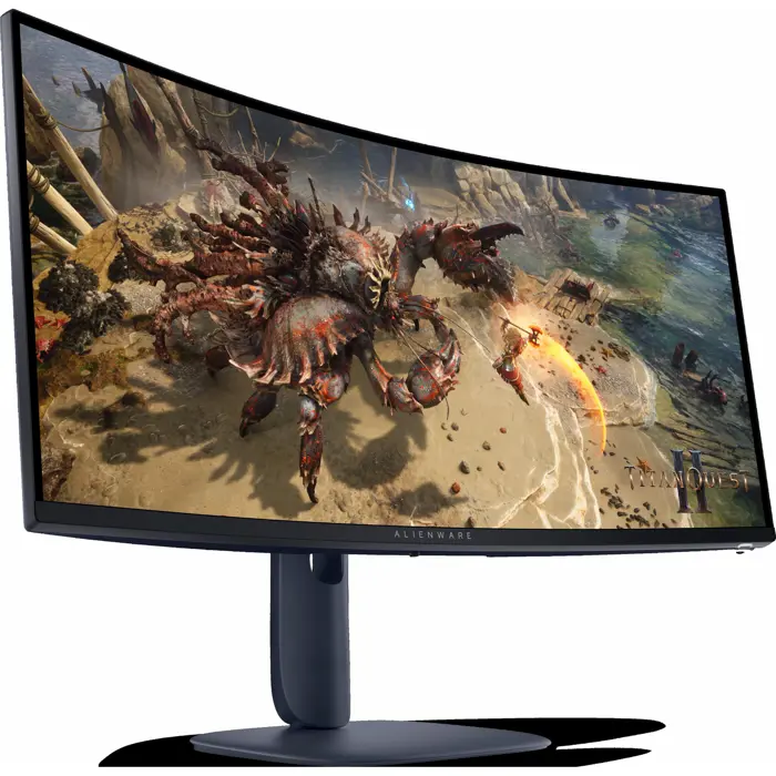 Dell Alienware AW3425DWM - 34 - black, WQHD, VA, curved, AMD FreeSync, AdaptiveSync, 180Hz panel