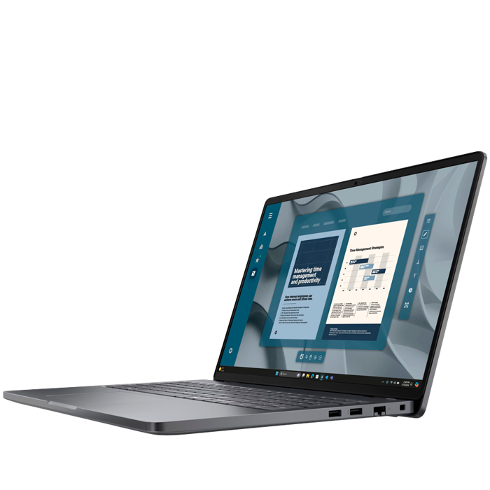 Dell Pro 16 (PC16255), 16" FHD+ (1920x1200) Non-Touch, AMD Ryzen 7 PRO 250 (16 TOPS, 8C, up to 5.1 GHz), 16GB (1x16GB) DDR5, M.2 512GB SSD, AMD Radeon 780M, WiFi, BT, HDMI, 2xTHB4 (DP/PD), 2xUSB3.2, R