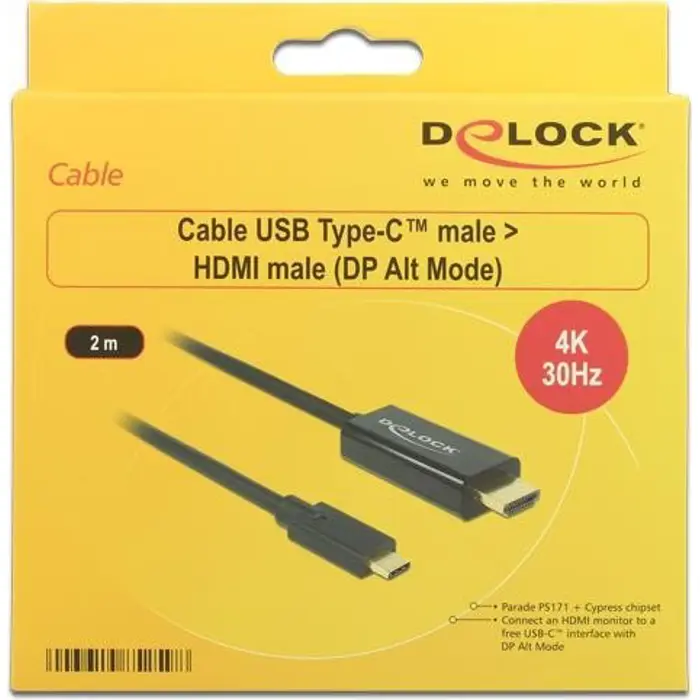 DeLOCK C - HDMI 4K St-St 2m