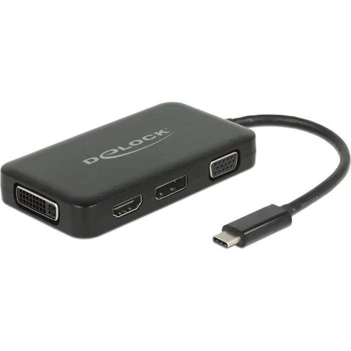 DeLOCK C St > VGA/HDMI/DVI DP blue - black