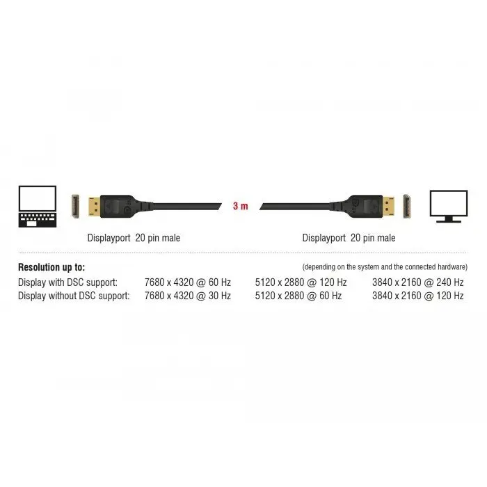 DeLOCK DisplayPort 8K 60Hz