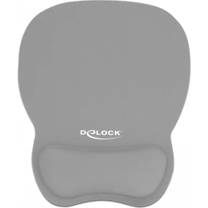 DeLOCK ergonomic mouse pad with gel wrist rest - 245x206