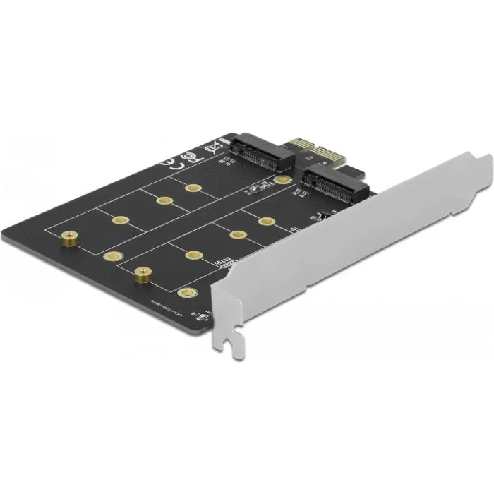 DeLOCK PCI Express x1 card to 2 x internal M.2 Key B, adapter