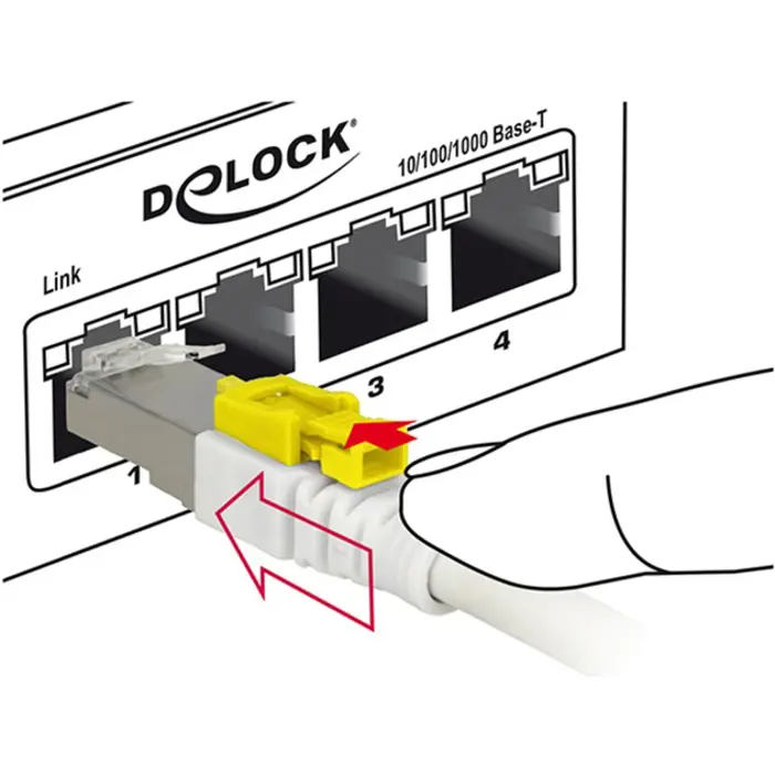 DeLOCK RJ45 Secure Cat. 6A 5m