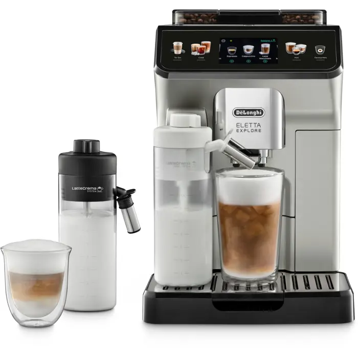DeLonghi Eletta Explore ECAM450.55.S, fully automatic (silver)
